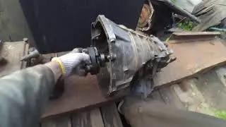 Дизель VW- 1,7 D + КПП Kettenkrad в качестве делителя. Соединение двух КПП  / ч. 3