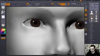 ZBrush. Неудачная попытка смоделировать детали лица