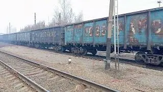 ТЭМ2 С ПРИВЕТЛИВЫМ МАШИНИСТОМ