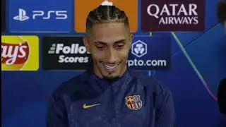 RAPHINHA TRAS SER EL MVP DEL BARÇA - YOUNG BOYS #fcbarcelona