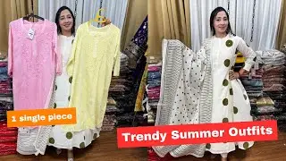 Trendy Summer Outfits, Cotton, Maslin, Anarkali || Wedding, Party, Daily Wear Collection || Suits