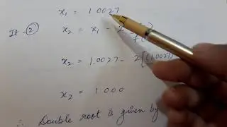 Numerical Methods | Newton's Method for Multiple Roots | Example