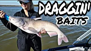 Dragging Cut Bait For Catfish- New Personal Best!
