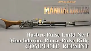 Hasbro Nerf Star Wars Mandalorian Amban Phase Pulse Rifle REPAINT