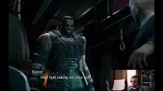 Barret BULLIES Citizens On Train!!! FFVII Remake 100% Part 4 #ffvii #remake #final #fantasy #cloud
