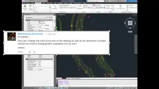 Change the color of Multiple Objects in AutoCAD