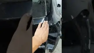 BMW F15. Примерка крышки багажника.
