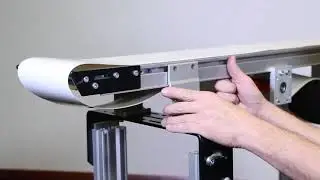 Einfaches Handling: Gurtaustausch bei Dorner Förderbändern der 2200-Serie