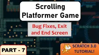 How to make a Scrolling Platformer Game - Part 7 | Scratch 3.0 Tutorial | Just Finished Coding!