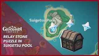 Genshin Impact | Real-time solving the puzzle in Suigetsu Pool