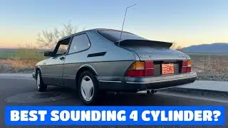 New Maptun Exhaust on My Saab 900 Turbo!