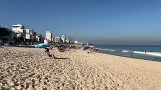 👙 Leblon Beauty: 😍Captivating 4K Views of Rio's Serene Beachfront summer 2024 🔥LIVE🔥