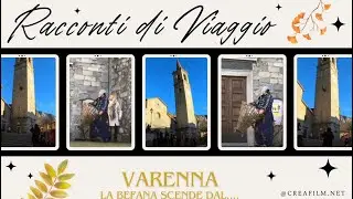 La Befana si cala dal campanile a Varenna 6 gennaio 2019