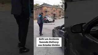 SOFRI UM ACIDENTE FAZENDO DELIVERY NOS ESTADOS UNIDOS . #eua #delivery #amazon #vidanoseua #driver