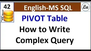 SQL PIVOT Complex Query