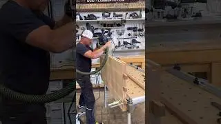 Cutting grooves for and gluing the edge exposed splines 