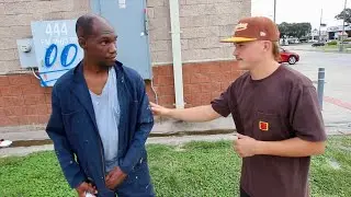 Homeless Man Hears The Gospel
