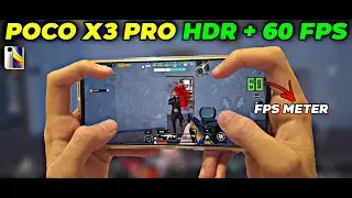 New 🔥 POCO X3 PRO HDR + 60 FPS PUBG TEST 🔥 WITH FPS METER 🔥 POCO X3 PRO HDR PUBG MOBİLE 😱