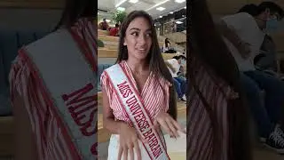 Ms. Universe Bahrain Evlin Khalifa Visits LPU Manila