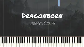 Dragonborn - Jeremy Soule | Synthesia Tutorial | WyvernKeyz