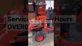 Kubota BX: 1,000 HOUR SERVICE! (￼OVERDUE!) #kubotabx #tractor #kubota #service #hydraulic #filter