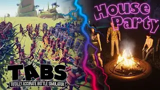 Вписки и баталии! || Вечерний ВЕСЁЛЫЙ СТРИМ || House Party || Totally Accurate Battle Simulator
