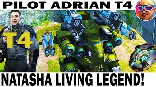NATASHA MK2 LIVING LEGEND! WAR ROBOTS PILOT ADRIAN T4! LAST STAND 6 LVLV & 2 RIME 2 GLASIER MK2