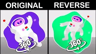 360º Something Went Wrong Island | Original Offline Cadet vs Reverse Offline Cadet ANIMATED