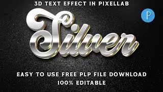 Plp file free download | text effect pixellab plp file | Silver Text Effect in pixellab