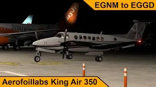 Aerofoil Labs King Air 350 VR Night Flight X-Plane 11.5
