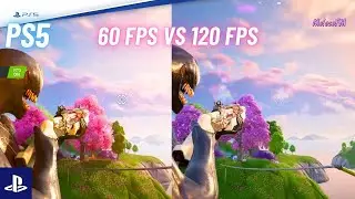 PS5 60 FPS vs 120 FPS FORTNITE COMPARISON - Chapter 6 Which Is Better? SEASON 2