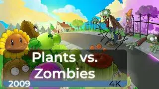 Plants vs. Zombies [4K 60fps] | One Hour