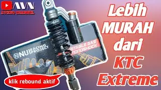 Review Shockbreaker Motor NUI RACING, shock murah, click rebound AKTIF berfungsi
