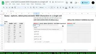 When function exceeds 5000 characters - Query