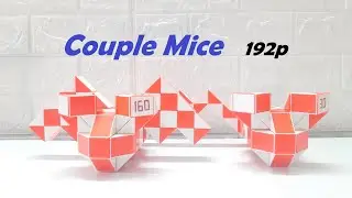 Rubik Twist or Xếp Hình Biến Thể 192 Pieces - Couple Mice