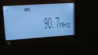 October tropo 90.7 MHz Bartók Rádió from Kékes (Hev) received in Sofia, Bulgaria Distance: 638km