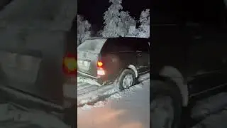 Блокировка дифференциала ДКС на СангЁнг глубокий снег, часть 1