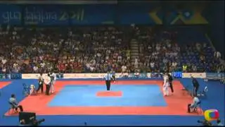 Salvador Perez (MEX) v Stephen Lambdin (USA) | Taekwondo at the 2011 Pan Am Games