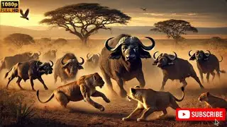 Lions vs. Buffalo: The Ultimate Battle for Survival in Africa