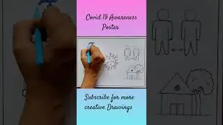 Coronavirus Safety Awareness Drawing 