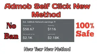 Admob Self Click Trick No Ban