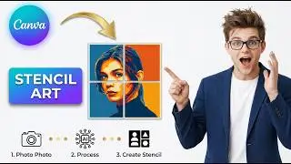 How to Turn Photo Into Stencil Art in Canva [2026] [Easiest Way]