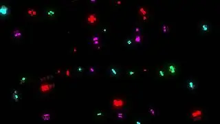 Neon Voxel  - 4k, Free Stock Footage, Copyright Free,  Video Background Loop 10-sec