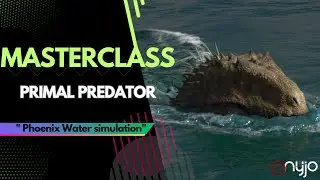 Primal Predator: A VFX Masterclass | Phoenix water simulation Sneak Peek by NyjoFX