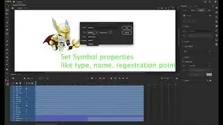 Adobe Animate: Convert Layers to Symbol.