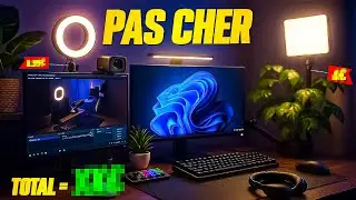 Make a LIGHTING SETUP for STREAM AND VIDEO for REALLY CHEAP!