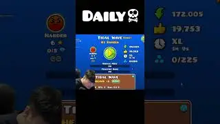What if your Daily level is TIDAL WAVE💀 | Geometry Dash 2.2