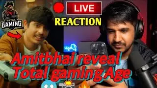 Amitbhai reveal total gaming Age 🥳😍📸😱@TotalGaming093 Face reveal 😀