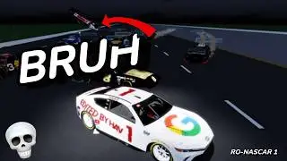 This CLOWN blocked me from winning! 😡 | Backstretch Battles | Ro-NASCAR 1