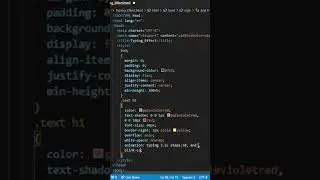 Text Typing Animation | HTML CSS